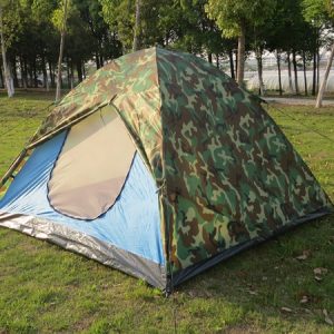PT1-007 3 man double layers dome camping tent