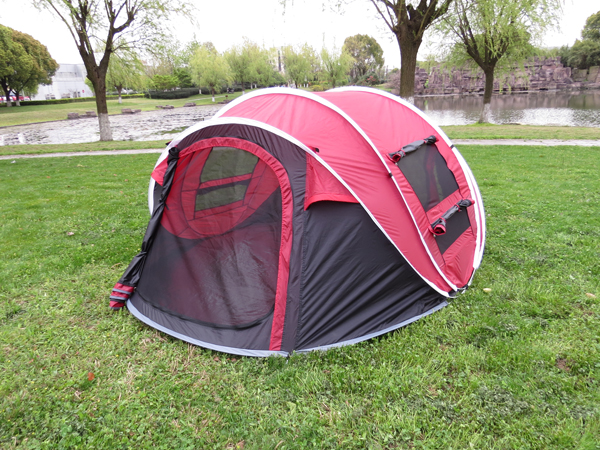 PT3-009 3 Poles Double Layers 3 Man Pop Up Tent