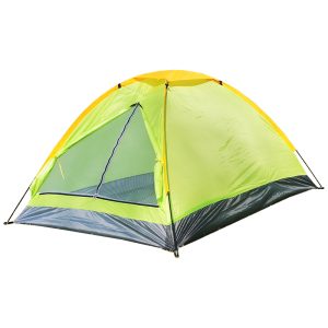 Green 2 Man Single Layer Dome Camping Tent